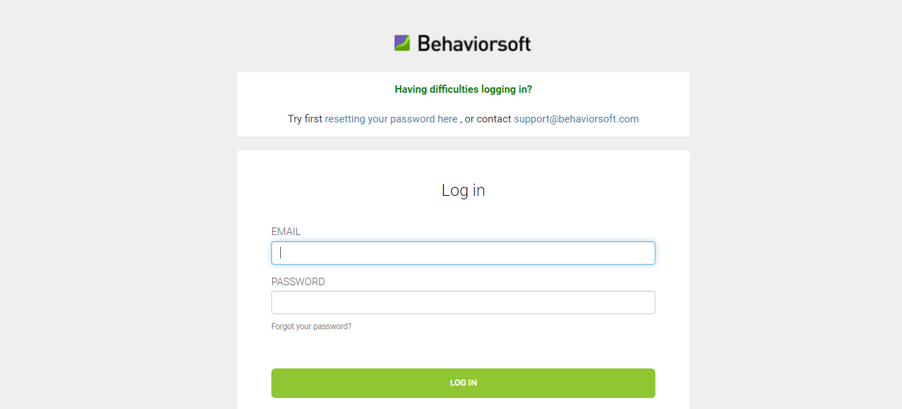 behaviorsoft login