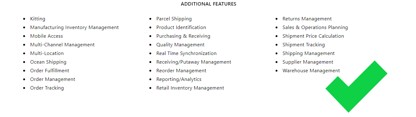 Infoplus Commerce WMS