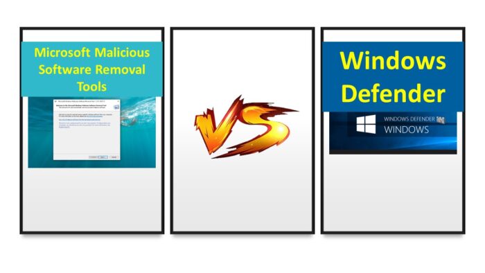 Windows Defender vs Microsoft Malicious Software Removal Tools